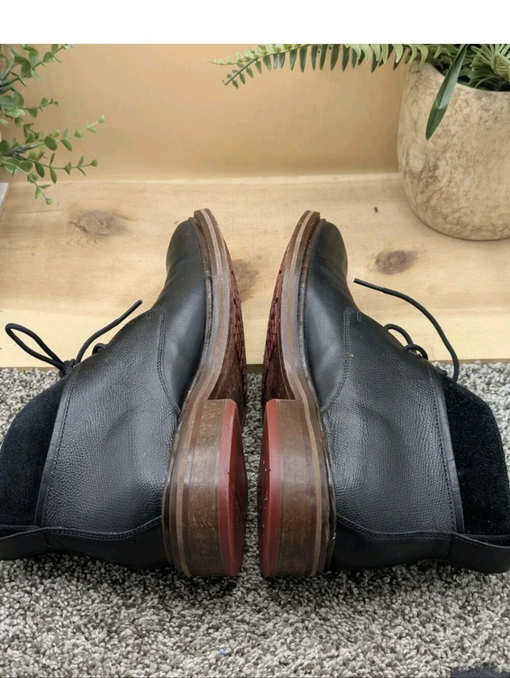 Cole Haan Men's Size 8 Colton Winter Chukka Boots Heeled Water Resistant
